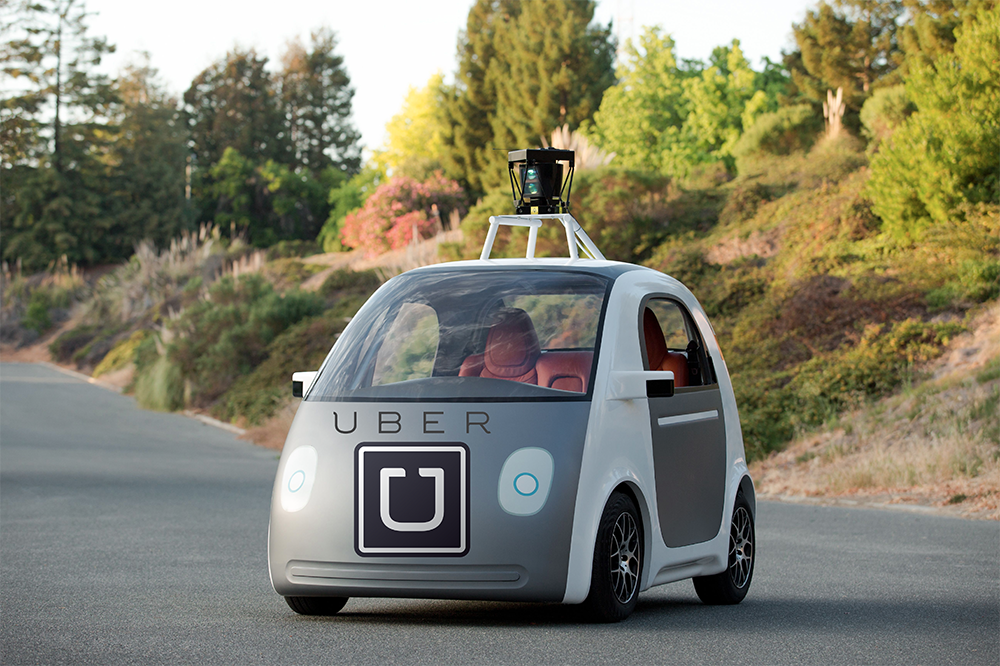 Autonomous Google Uber Car